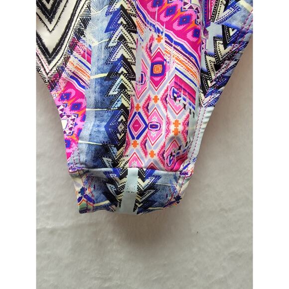 Tinibikini Pink Multi Color One Piece Swimwear Size Medium NWOT - Picture 12 of 15